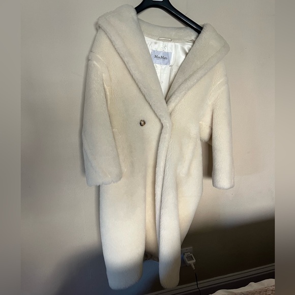 100% authentic Max Mara white teddy coat - Picture 1 of 4